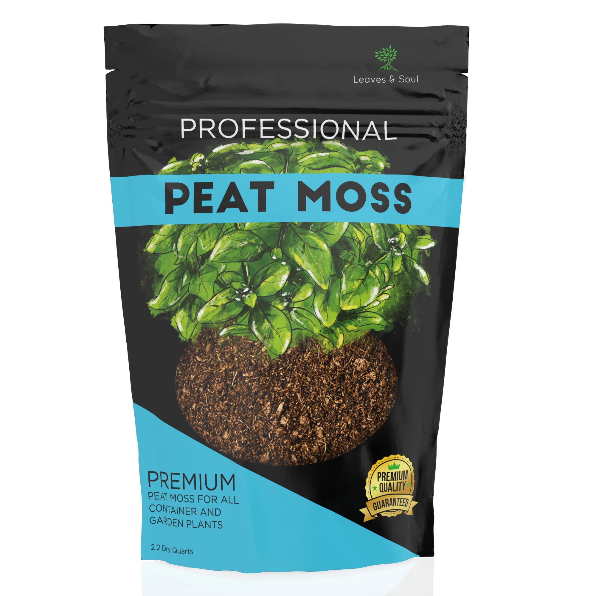 Professional Peat Moss for Container and Garden Plants Leaves and Soul