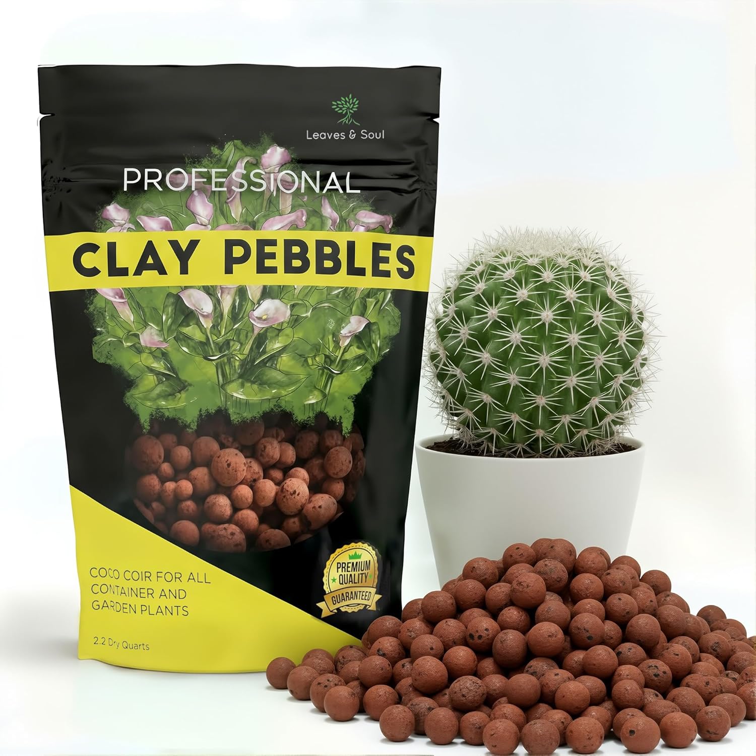 Professional Clay Pebbles – Leaves and Soul