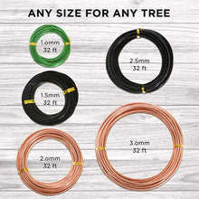 Load image into Gallery viewer, Complete Bonsai Set | GREEN - Soil, Fertilizer, Green Pot and Wire Kit