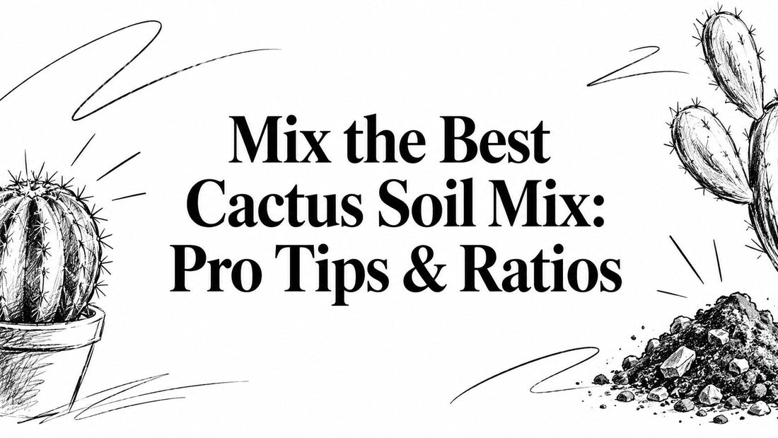 Mix the Best Cactus Soil Mix: Pro Tips & Ratios