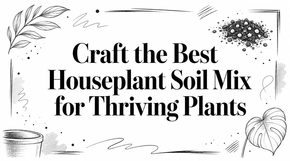 Craft the Best Houseplant Soil Mix for Thriving Plants