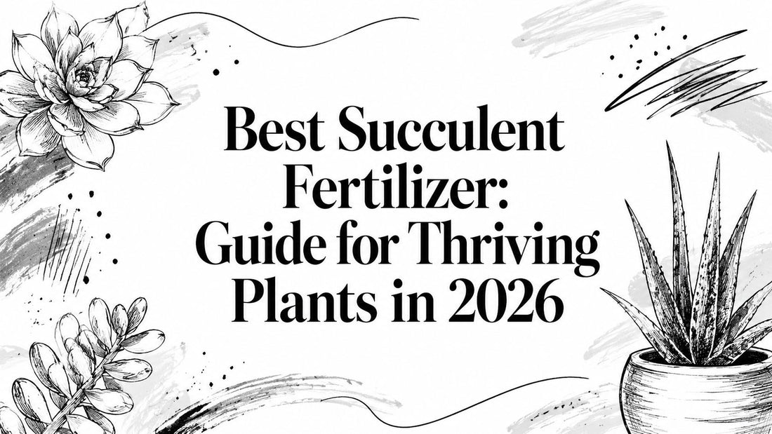 Best Succulent Fertilizer: Guide for Thriving Plants in 2026