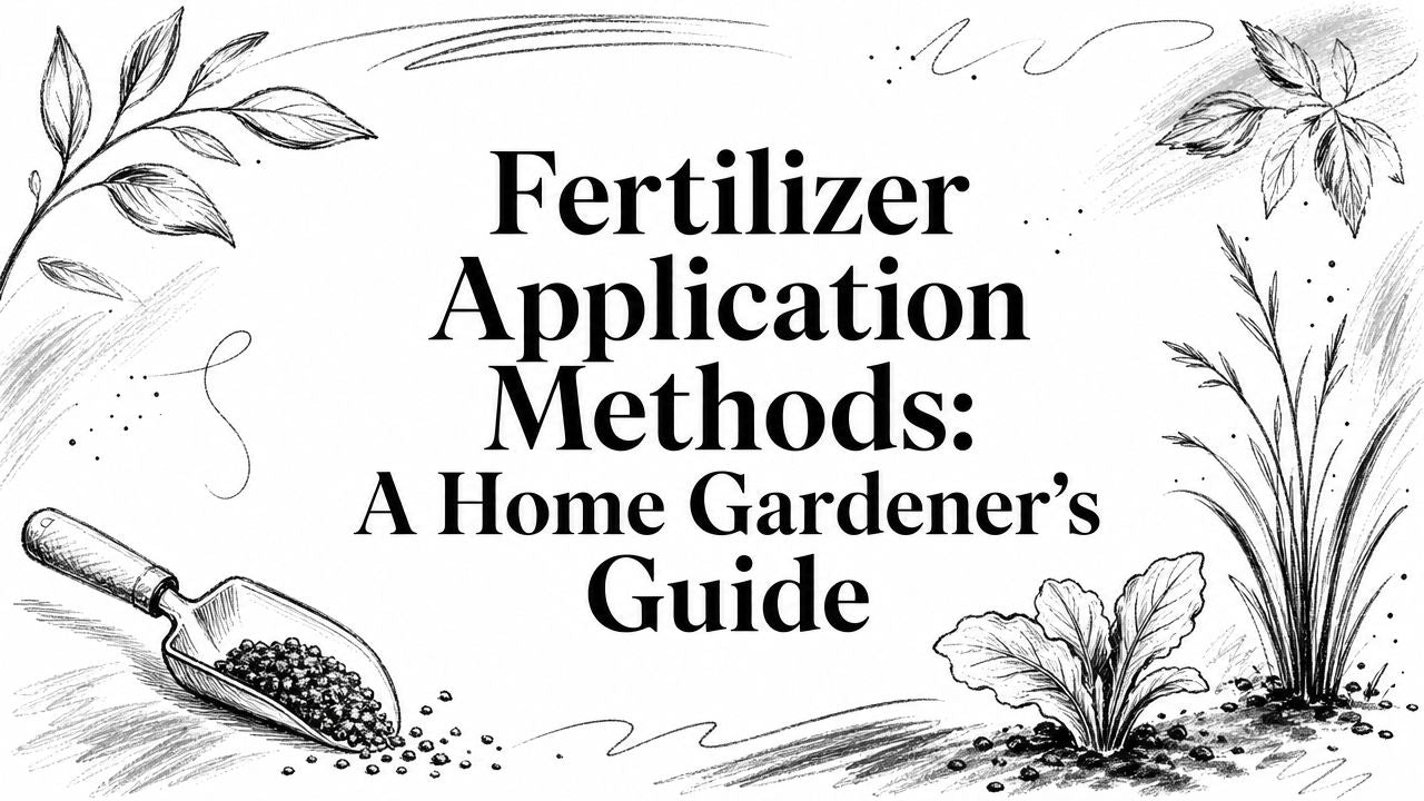 Fertilizer Application Methods: A Home Gardener's Guide