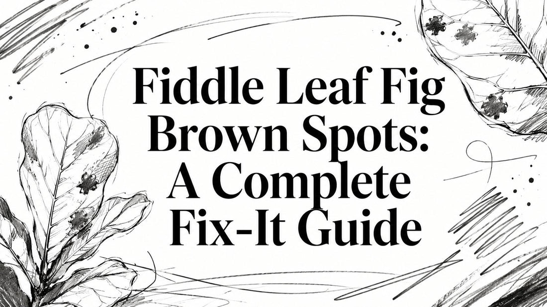 Fiddle Leaf Fig Brown Spots: A Complete Fix-It Guide