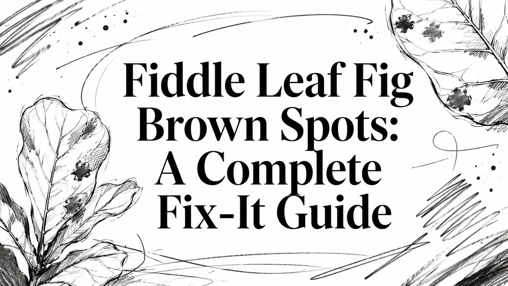 Fiddle Leaf Fig Brown Spots: A Complete Fix-It Guide
