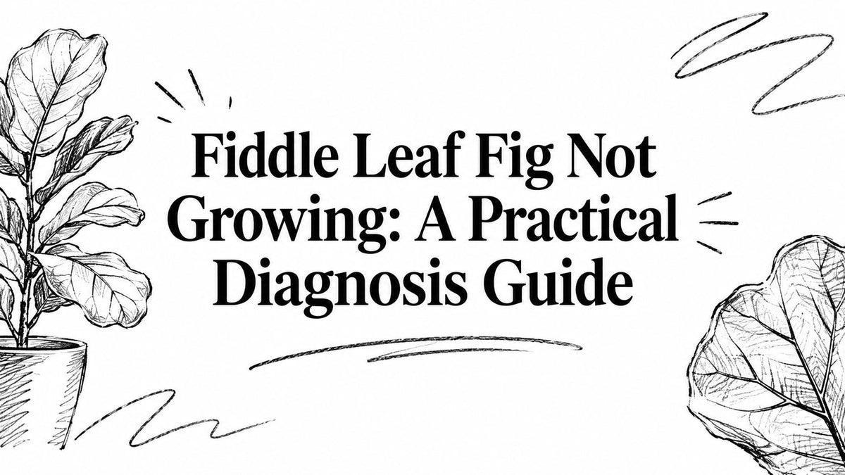 Fiddle Leaf Fig Not Growing: A Practical Diagnosis Guide