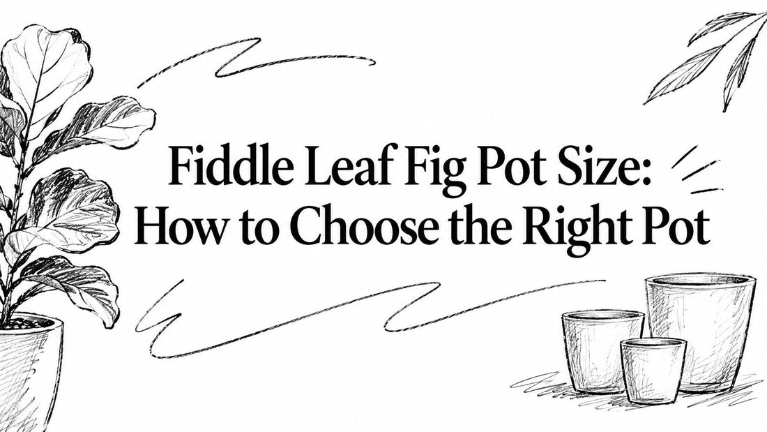Fiddle Leaf Fig Pot Size: How to Choose the Right Pot