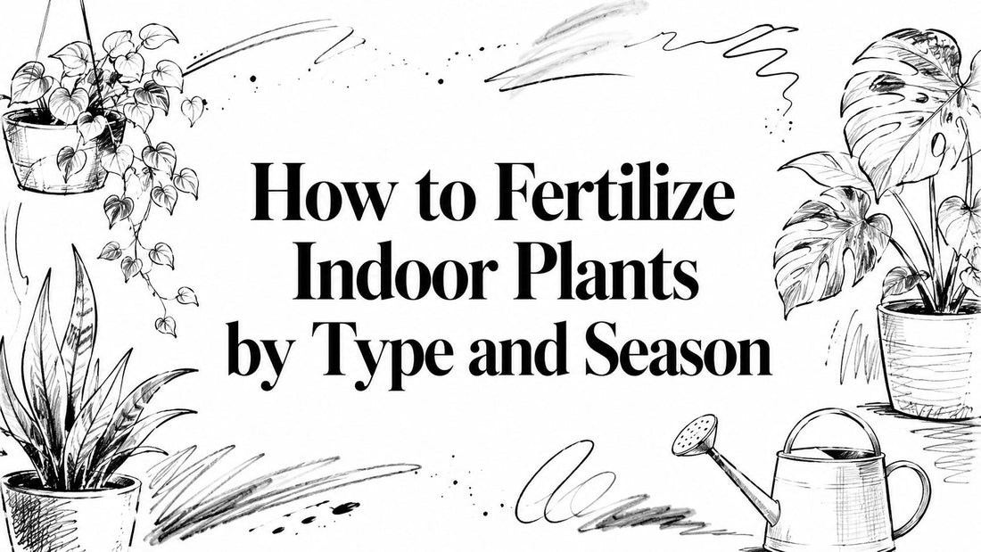 How to Fertilize Indoor Plants by Type and Season