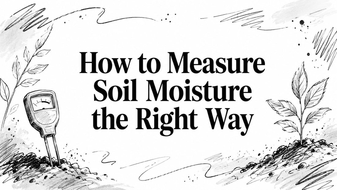 How to Measure Soil Moisture the Right Way