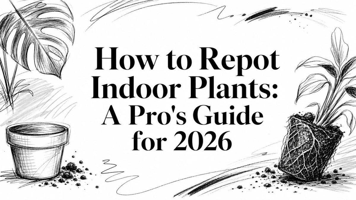 How to Repot Indoor Plants: A Pro's Guide for 2026