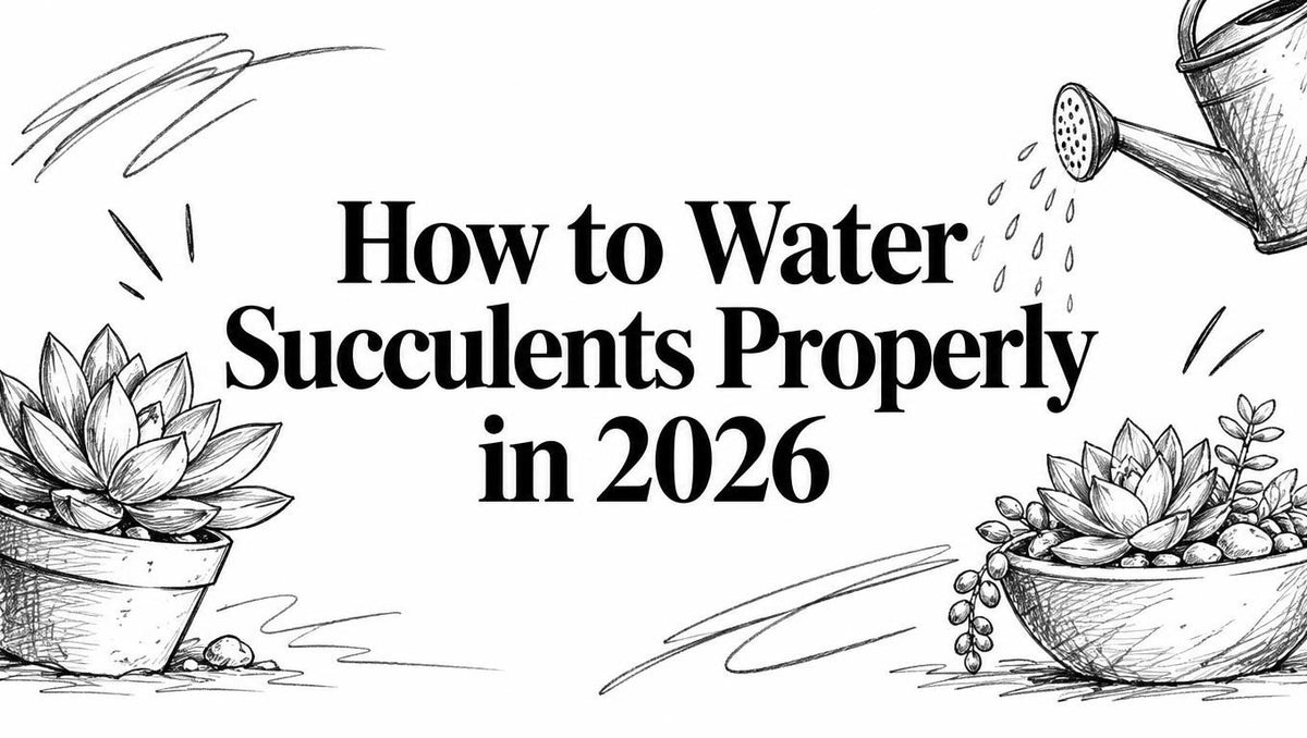 How to Water Succulents Properly in 2026