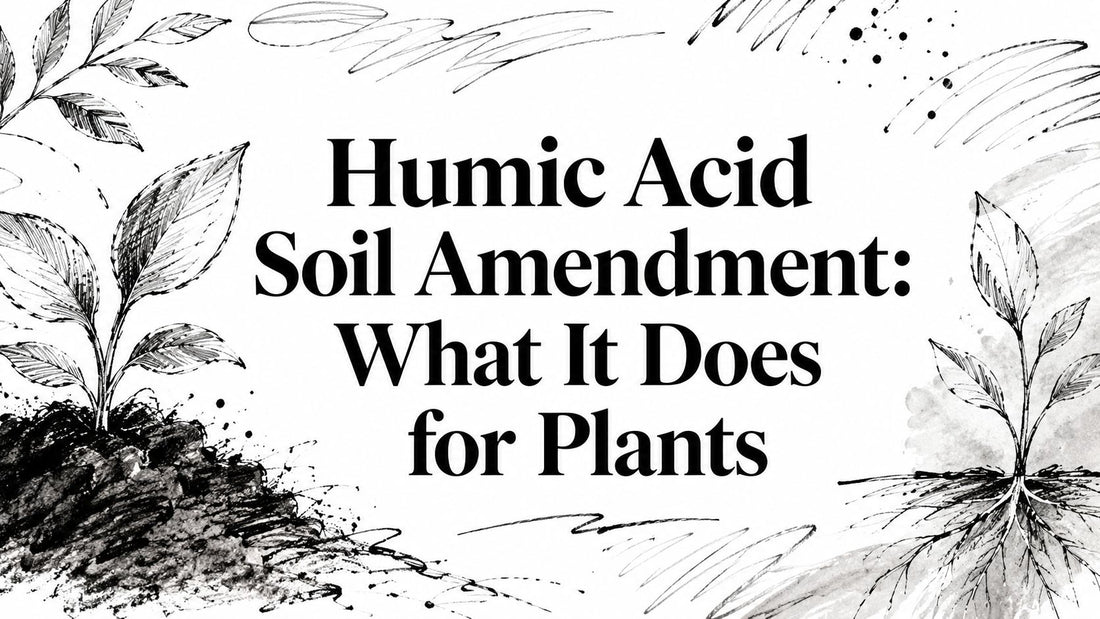 Humic Acid Soil Amendment: What It Does for Plants