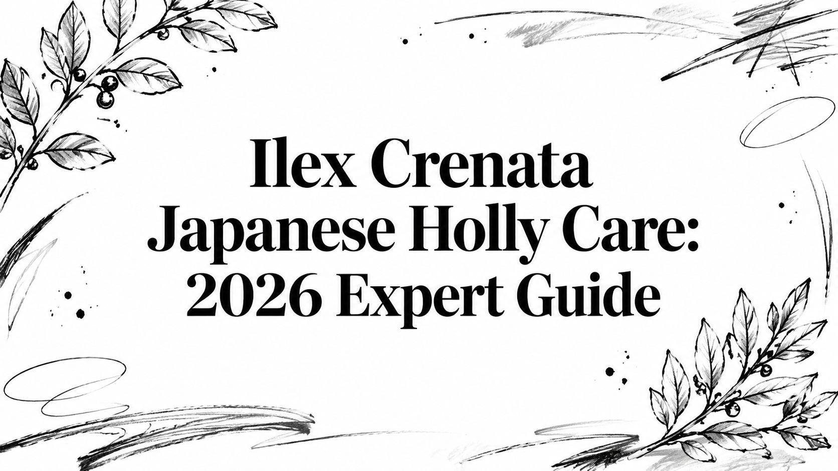 Ilex Crenata Japanese Holly Care: 2026 Expert Guide