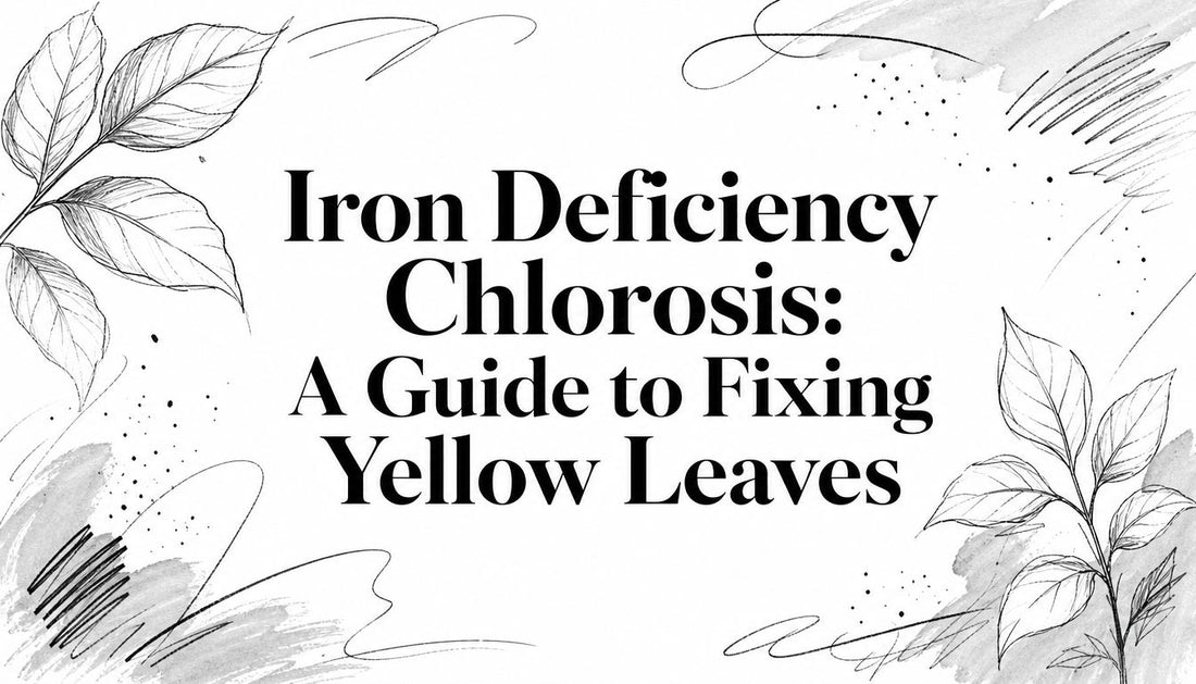 Iron Deficiency Chlorosis: A Guide to Fixing Yellow Leaves