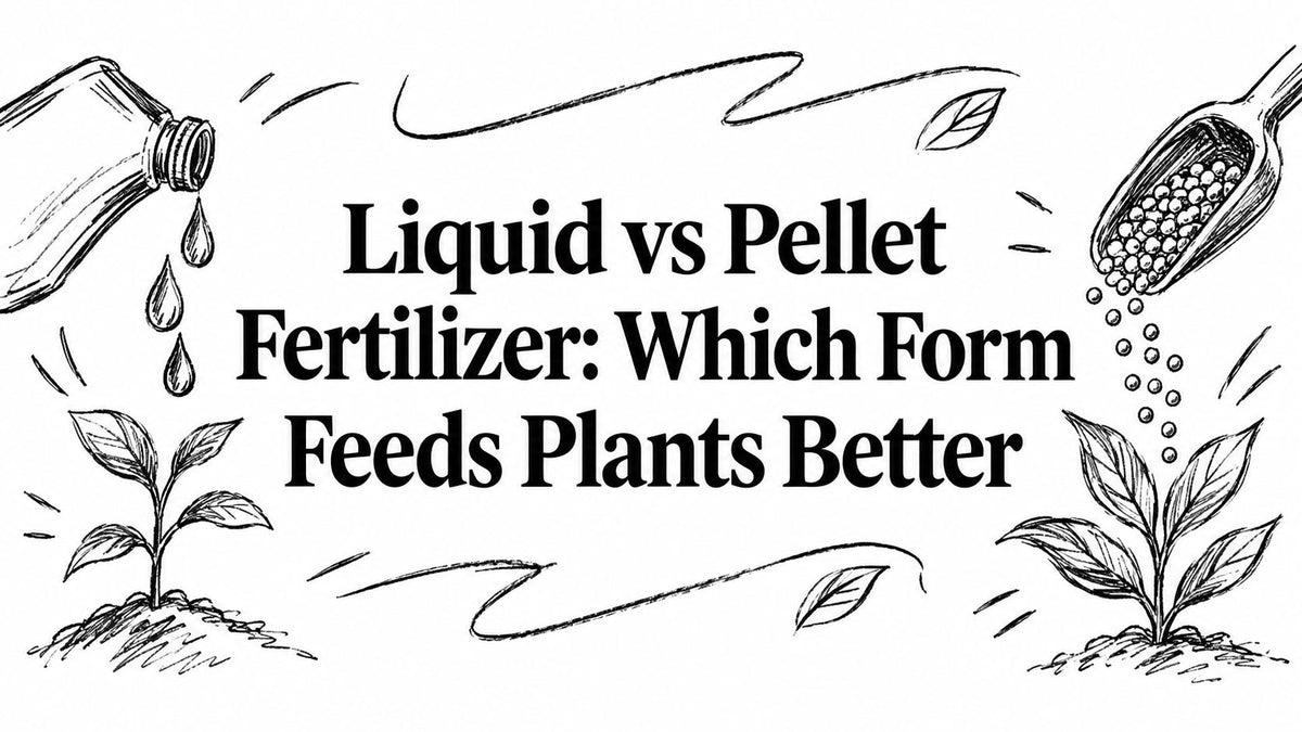 Liquid vs Pellet Fertilizer: Which Form Feeds Plants Better