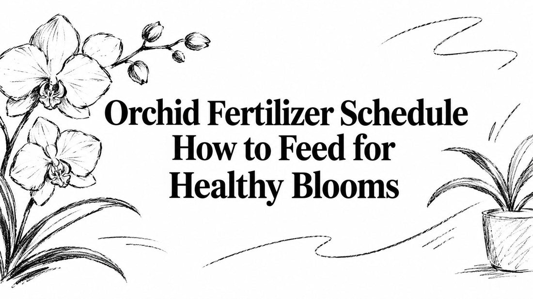 Orchid Fertilizer Schedule How to Feed for Healthy Blooms