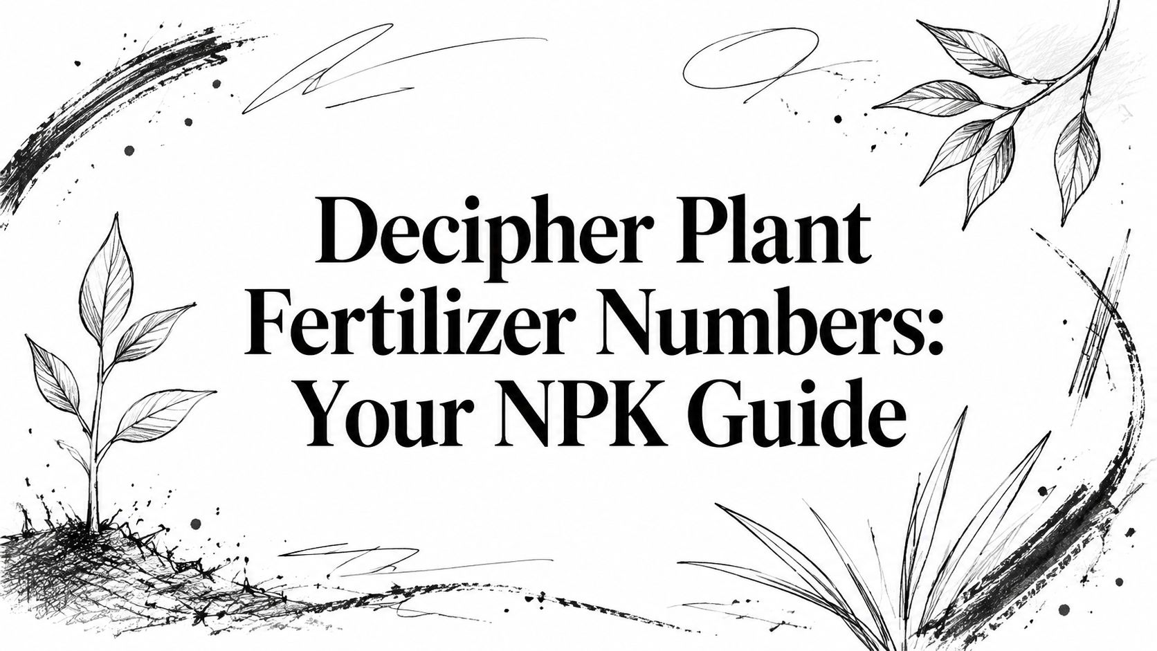 Decipher Plant Fertilizer Numbers: Your NPK Guide