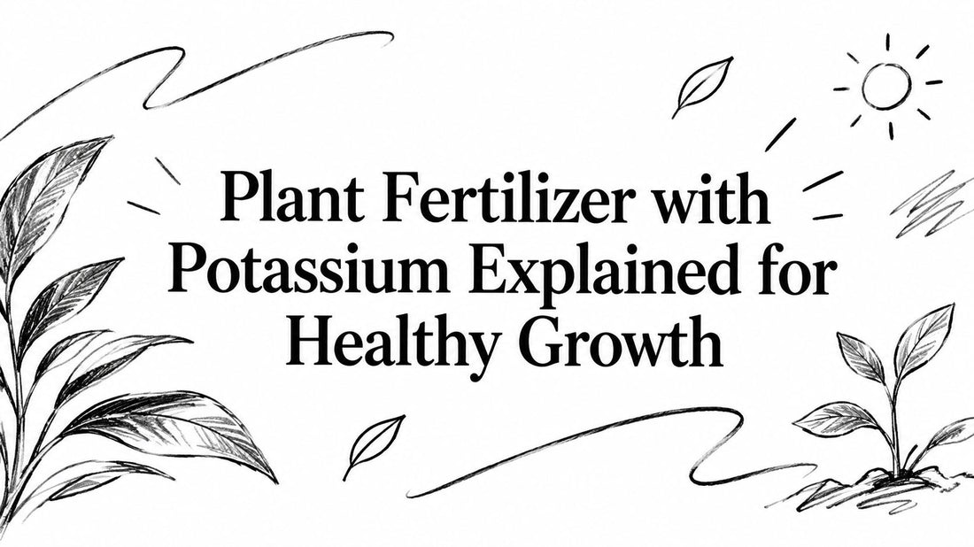 Plant Fertilizer with Potassium Explained for Healthy Growth