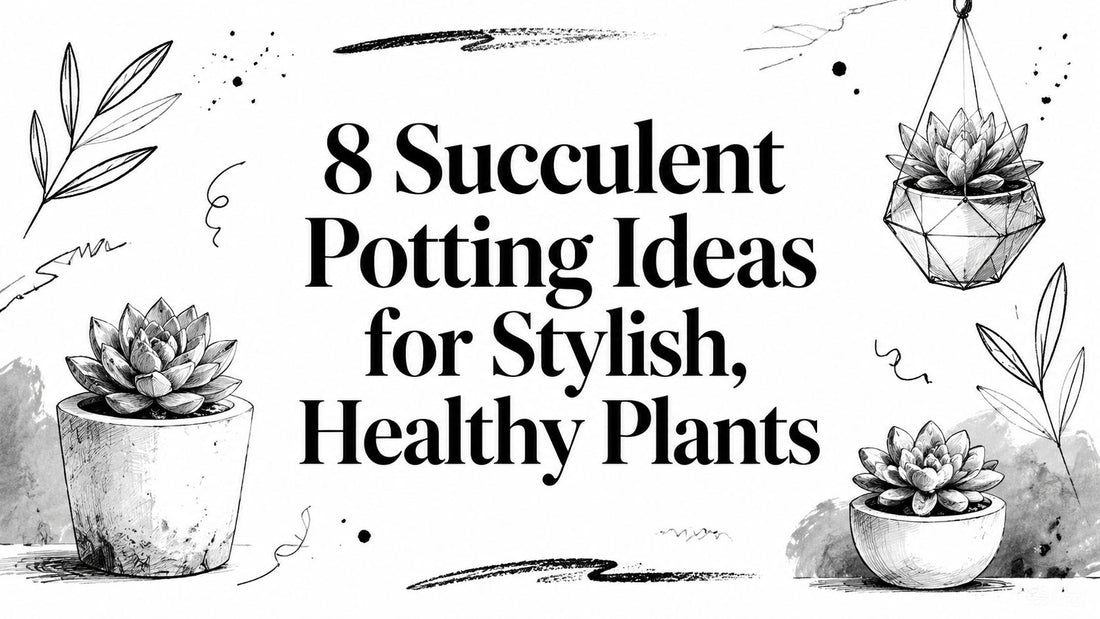 8 Succulent Potting Ideas for Stylish, Healthy Plants