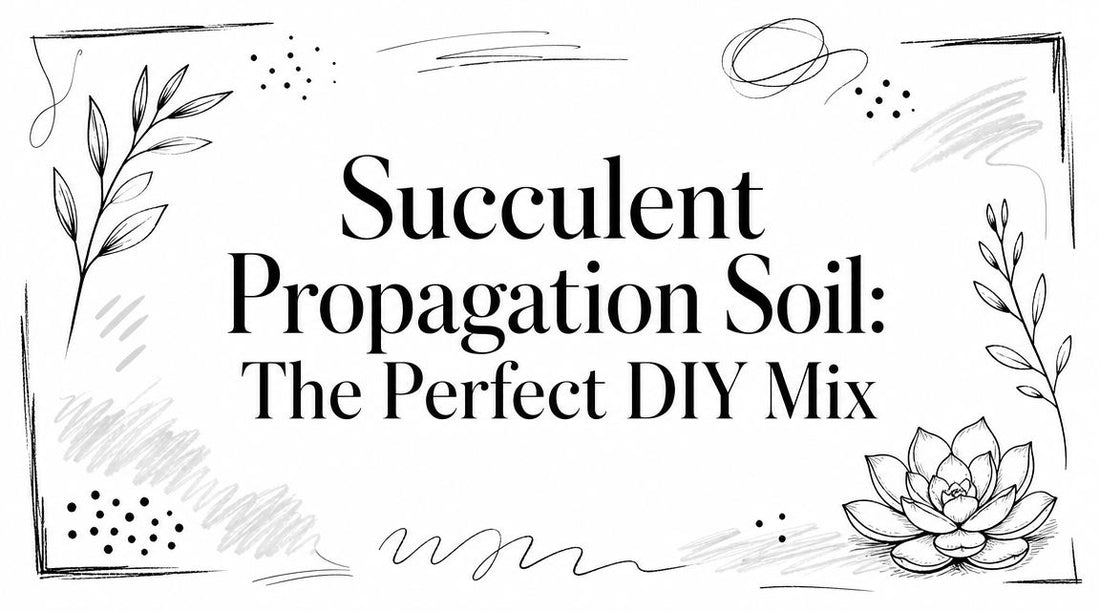 Succulent Propagation Soil: The Perfect DIY Mix