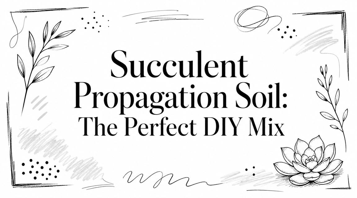 Succulent Propagation Soil: The Perfect DIY Mix