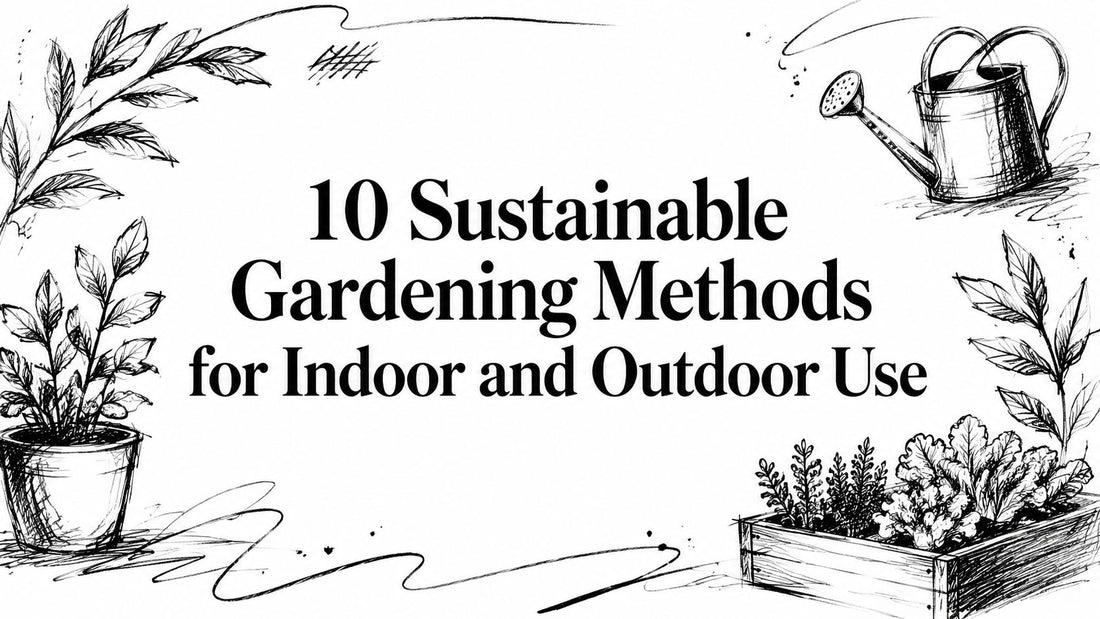 10 Sustainable Gardening Methods for Indoor and Outdoor Use