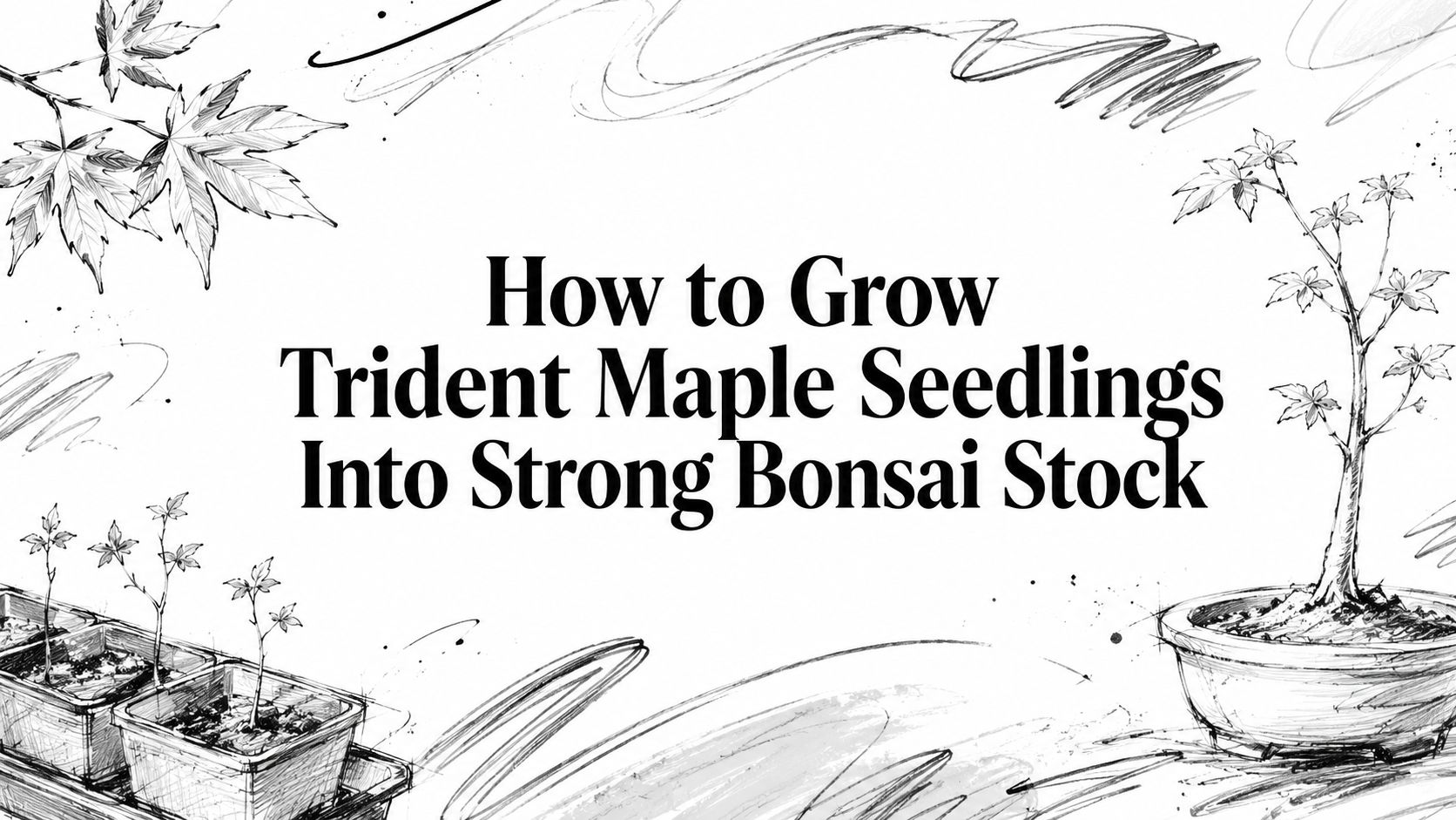 How to Grow Trident Maple Seedlings Into Strong Bonsai Stock