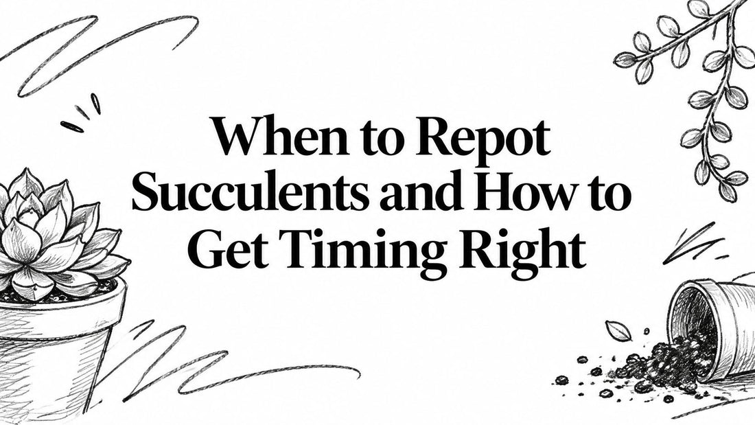 When to Repot Succulents and How to Get Timing Right