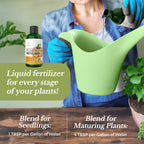 Professional Liquid Pumpkin Fertilizer | 5-1-5 Concentrate, Liquid Plant Fertilizer for Garden, Healthy Produce, Good Harvest, Multi-Purpose Blend & Gardening Supplies | 8 oz