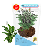 Professional Peace Lily Soil | Large 2.2 Quarts Ready to Use for Peace Lily Plants | Peat Moss, Coco Coir, Perlite, Dolomite
