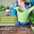 Professional Liquid Melon Fertilizer | 5-1-5 Concentrate, Liquid Plant Fertilizer for Garden, Healthy Produce, Good Harvest, Multi-Purpose Blend & Gardening Supplies | 8 oz