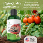 Professional Liquid Tomato Fertilizer | 5-1-5 Concentrate, Liquid Plant Fertilizer for Garden, Healthy Produce, Good Harvest, Multi-Purpose Blend & Gardening Supplies | 8 oz
