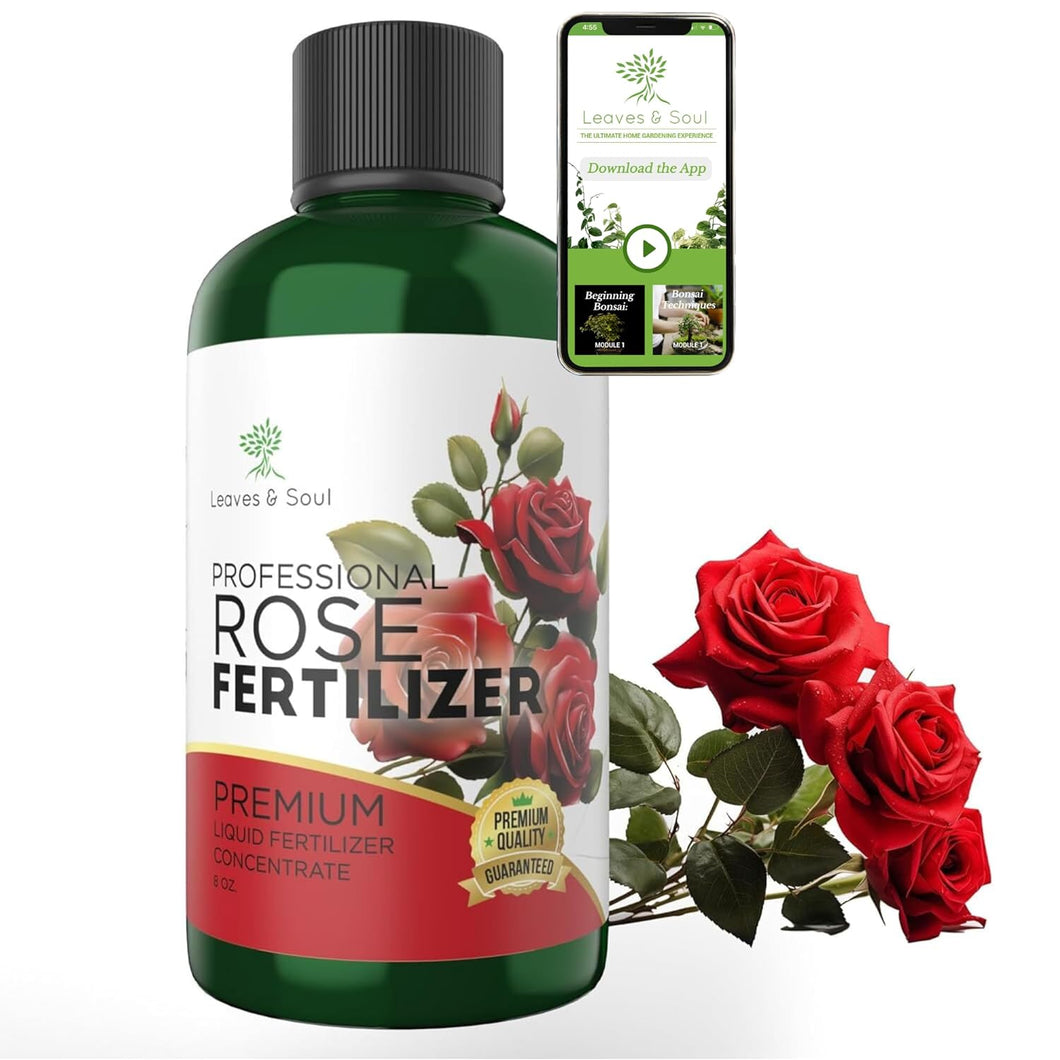 Professional Rose Liquid Fertilizer - 2-5-4 Nutrient Blend - 8 oz