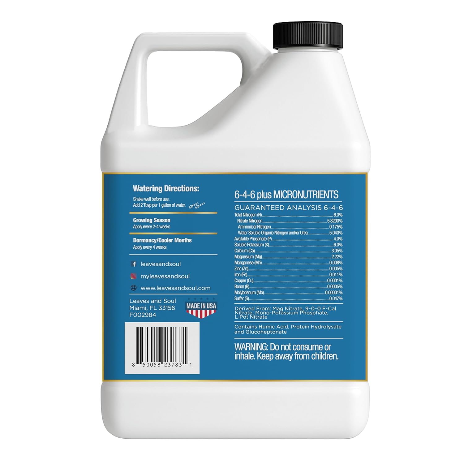 areca palm liquid fertilizer Leaves and Soul Professional Palm Tree Fertilizer Liquid Concentrate -