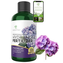 Load image into Gallery viewer, Professional Hydrangea Liquid Fertilizer - Complete 2-5-4 Nutrient Blend Concentrate - 8 oz
