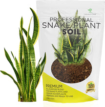 Load image into Gallery viewer, Professional Snake Plant Soil | Large 2.2 Quarts Ready to Use for Snake Plants | Peat Moss, Coco Coir, Perlite, Dolomite
