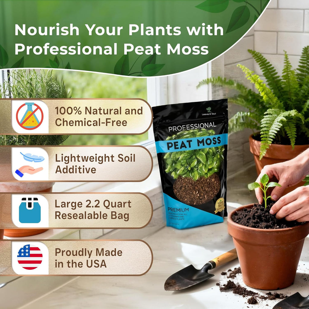 Professional Peat Moss for Container and Garden Plants