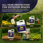 VarmiPro Rabbit Repellent Spray Concentrate - 32 fl oz Natural Outdoor Rabbit Deterrent for Yard, Garden, Lawn, Trees, and Plants - Safe for Pets, Animals, Flowers, Shrubs, and Flower Beds