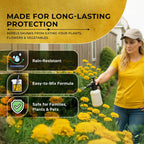 VarmiPro Skunk Repellent Spray Concentrate - 32 fl oz Natural Outdoor Skunk Deterrent for Yard, Garden, Lawn, Trees, and Plants - Safe for Pets, Animals, Flowers, Shrubs, and Flower Beds