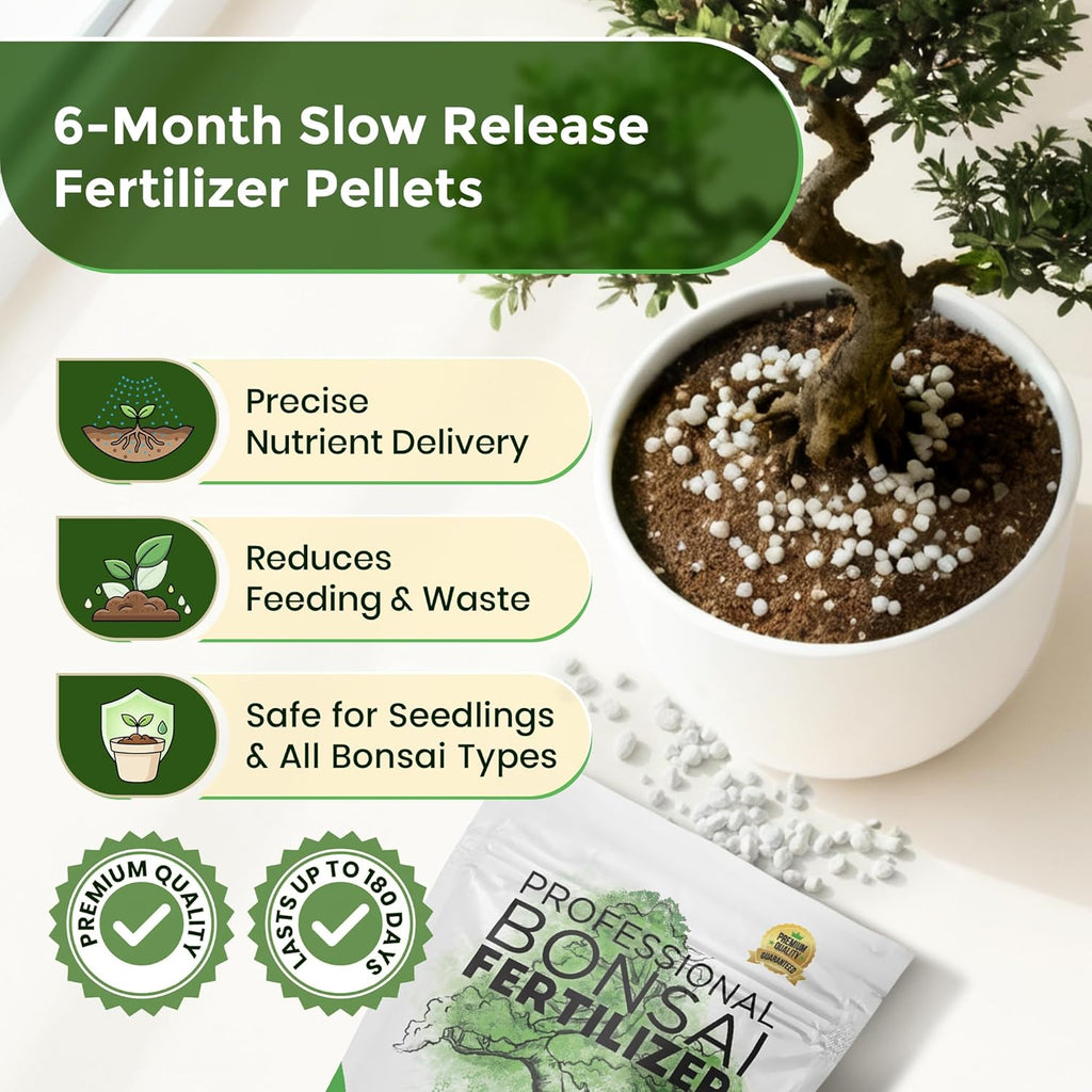 Bonsai Fertilizer Pellets | 18-6-8 Slow Release