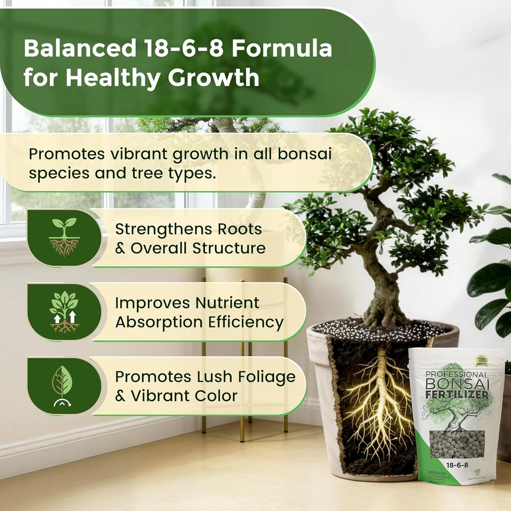 Bonsai Fertilizer Pellets | 18-6-8 Slow Release