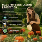 VarmiPro Deer Repellent Spray Concentrate - 32 fl oz Natural Outdoor Deer Deterrent for Yard, Garden, Lawn, Trees, and Plants - Safe for Pets, Animals, Flowers, Shrubs, and Flower Beds