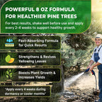 Leaves and Soul Professional Pine Tree Fertilizer Liquid Concentrate - 6-4-6 Blend for Pine, Garden Use - Liquid Plant Food for Pine Trees and Shrubs Outdoors