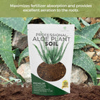 Professional Aloe Plant Soil | Pre-Mixed 2.2 Dry Quarts