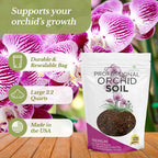 Premium Orchid Soil All Purpose Blend | Pre-mixed 2.2 and 8.2 Dry Quarts