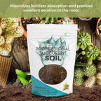 Premium Succulent Soil All Purpose Blend | Pre-mixed 2.2 and 8.2 Dry Quarts