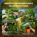 Leaves and Soul Professional Banana Tree Fertilizer Liquid Concentrate - 6-4-6 Blend for Fruit Tree Fertilizer, Garden - Liquid Plant Food for Banana Trees in Pots or Outdoors