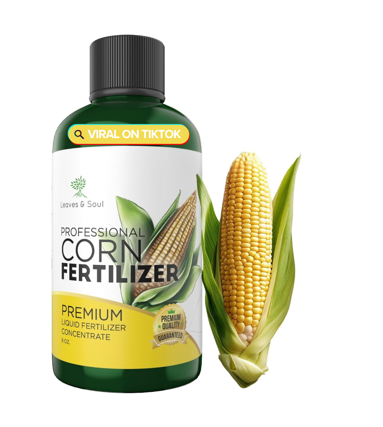 Professional Liquid Corn Fertilizer | 5-1-5 Concentrate, Liquid Plant Fertilizer for Garden, Healthy Produce, Good Harvest, Multi-Purpose Blend & Gardening Supplies | 8 oz