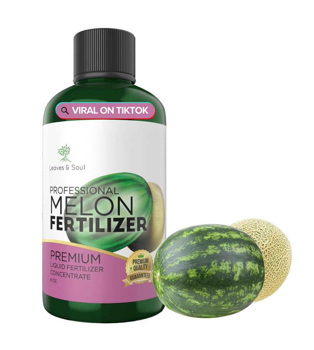 Professional Liquid Melon Fertilizer | 5-1-5 Concentrate, Liquid Plant Fertilizer for Garden, Healthy Produce, Good Harvest, Multi-Purpose Blend & Gardening Supplies | 8 oz