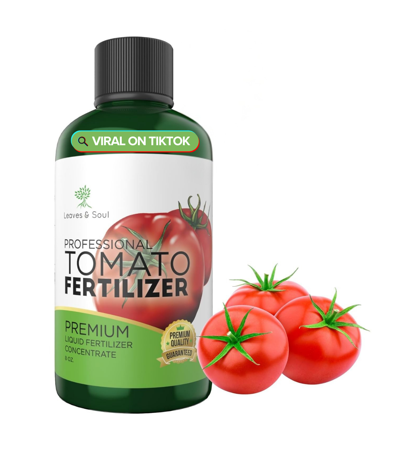 Professional Liquid Tomato Fertilizer | 5-1-5 Concentrate, Liquid Plant Fertilizer for Garden, Healthy Produce, Good Harvest, Multi-Purpose Blend & Gardening Supplies | 8 oz